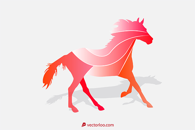 وکتور اسب قرمز 2