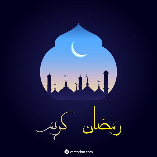 وکتور ماه رمضان 17