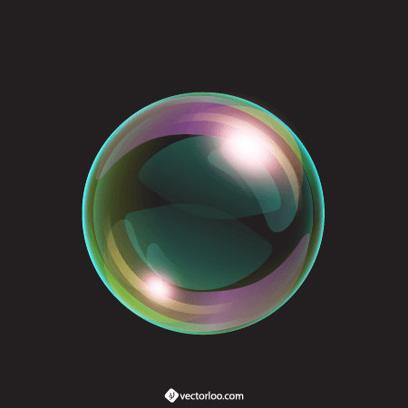 وکتور دایره حباب آب رایگان 1