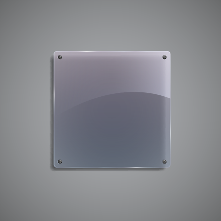 وکتور فریم مربع شیشه ای براق آینه ای رایگان 1