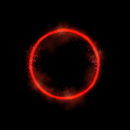 وکتور کادر دایره قرمز با هاله قرمز رایگان 1