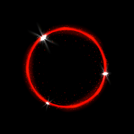 وکتور کادر دایره قرمز براق رایگان 1