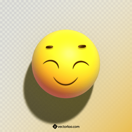 وکتور اموجی لبخند سه بعدی 6