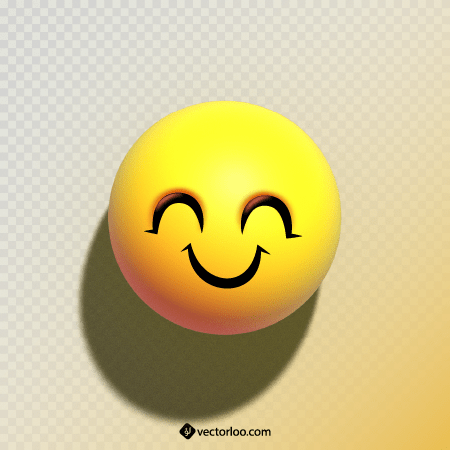 وکتور اموجی لبخند سه بعدی 9