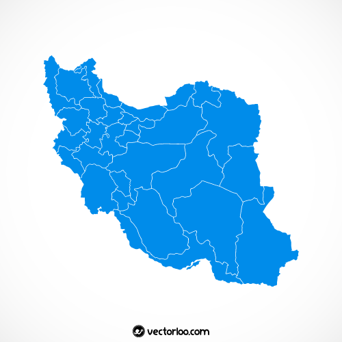 وکتور نقشه ایران رایگان 5