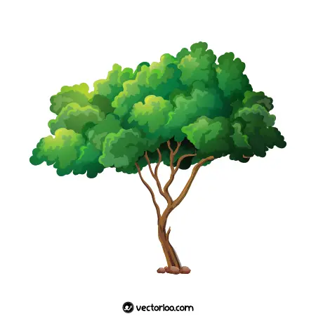 وکتور درخت کارتونی رایگان 10