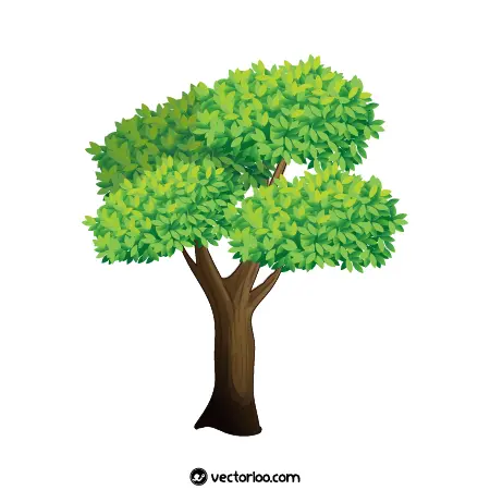 وکتور درخت کارتونی رایگان 2