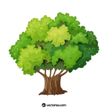 وکتور درخت کارتونی رایگان 20