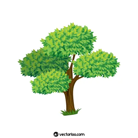 وکتور درخت کارتونی رایگان 5