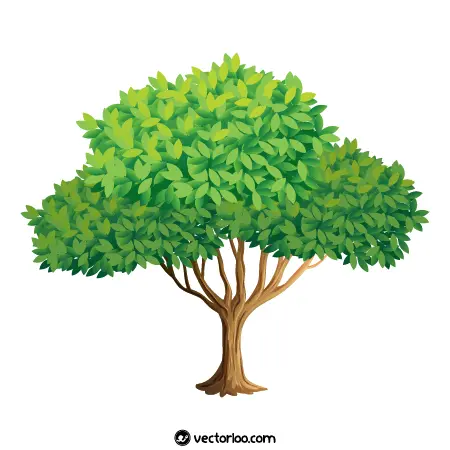 وکتور درخت کارتونی رایگان 6