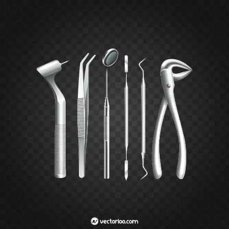وکتور ابزار دندانپزشکی رایگان 3