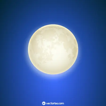 وکتور ماه واقعی رایگان 4