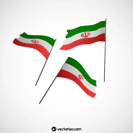 وکتور پرچم ایران رایگان 10