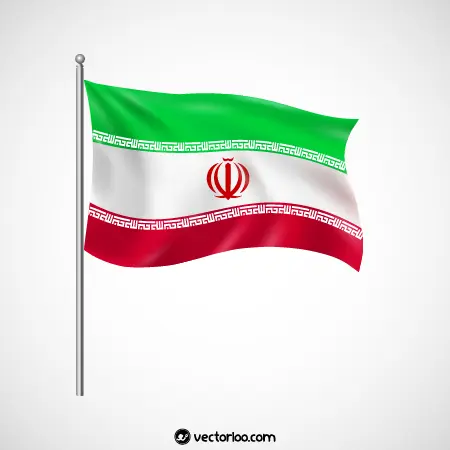 وکتور پرچم ایران رایگان 7