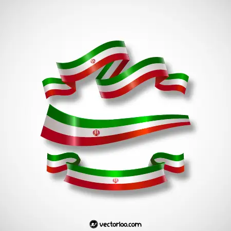 وکتور پرچم ایران رایگان 8