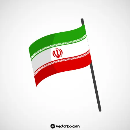 وکتور پرچم ایران رایگان 9