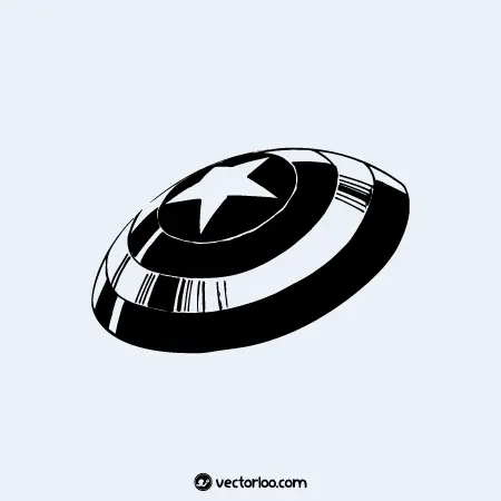 وکتور سپر کاپیتان آمریکا سیاه و سفید 1