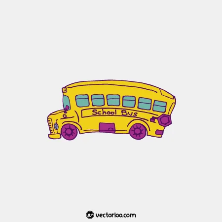وکتور اتوبوس مدرسه 4