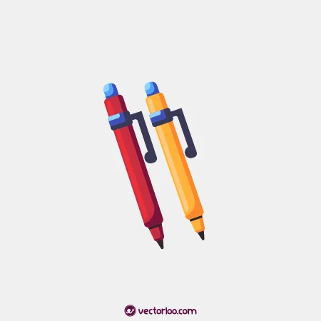 وکتور خودکار کارتونی در دو رنگ 1