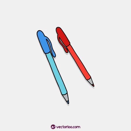 وکتور خودکار کارتونی در دو رنگ زیبا 1