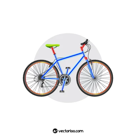 وکتور دوچرخه آبی 1