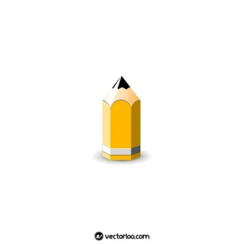 وکتور مداد زرد کوتاه نازنین 1