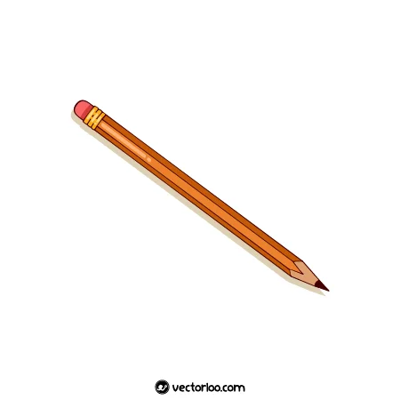 وکتور مداد کارتونی بلند زیبا 1