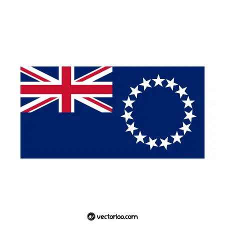 وکتور پرچم کشور جزایر کوک 1