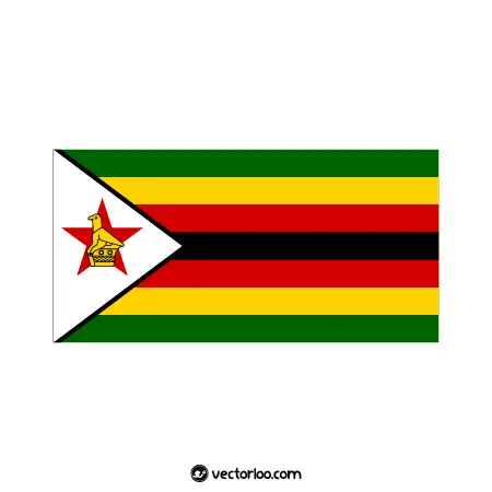 وکتور پرچم کشور زیمبابوه 1