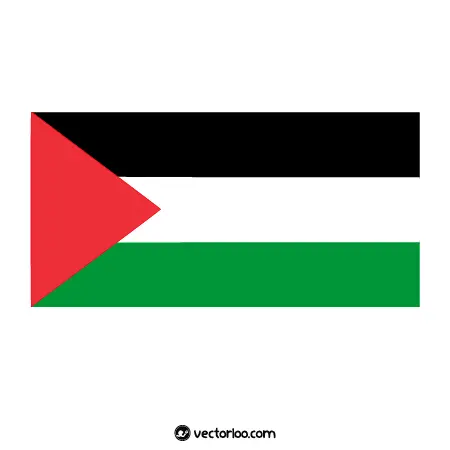 وکتور پرچم کشور فلسطین 1