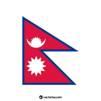 وکتور پرچم کشور نپال 1
