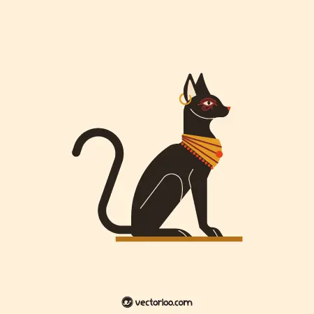 وکتور گربه مصری 1