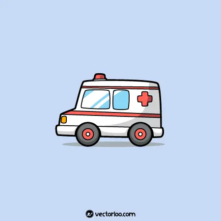 وکتور آمبولانس کارتونی 1