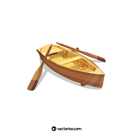وکتور قایق چوبی لاکچری 1