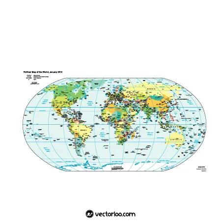 وکتور نقشه کشورهای جهان 1