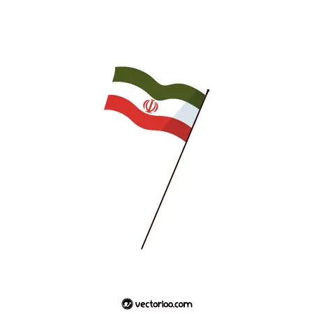 وکتور پرچم ایران کودکانه زیبا 1