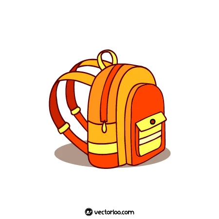 وکتور کیف مدرسه کارتونی 1