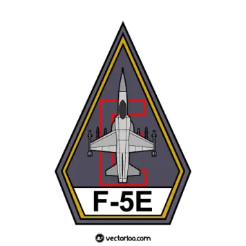 وکتور آرم بازوی خلبان هواپیمای نورثروپ اف-۵ ای نیروی هوایی ارتش 1