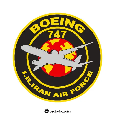 وکتور آرم سینه خلبان هواپیمای بوئینگ ۷۴۷ سوخت رسان نیروی هوایی ارتش 1