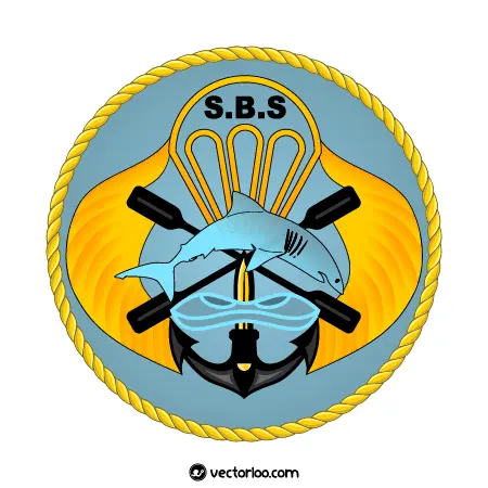 وکتور آرم سینه نیروهای ویژه دریایی (SBS) 1