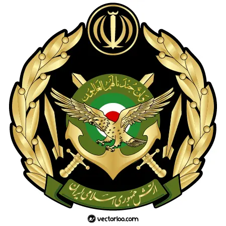 وکتور آرم کلاه ارتش جمهوری اسلامی ایران 1