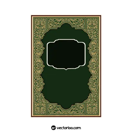 وکتور حاشیه و کادر مناسب برای جلد قران و کتاب اسلامی 3