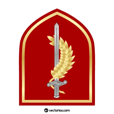 وکتور نشان فرماندهی و ستاد رسته سپاه پاسداران 1