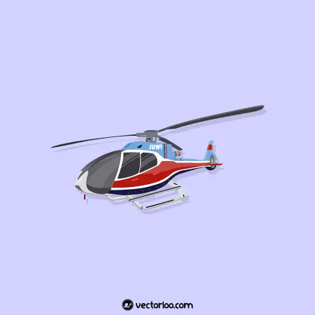 وکتور هلیکوپتر کارتونی زیبا 1