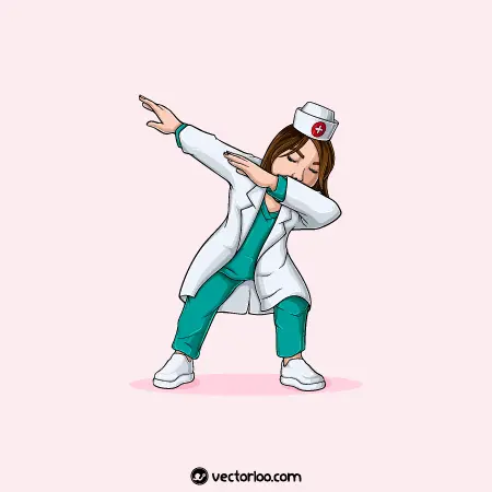 وکتور پرستار خانم در حال رقصیدن 1