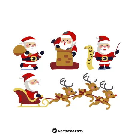 وکتور بابانوئل در چهار حالت کارتونی 1