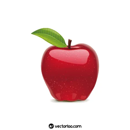 وکتور سیب قرمز برق دار 1