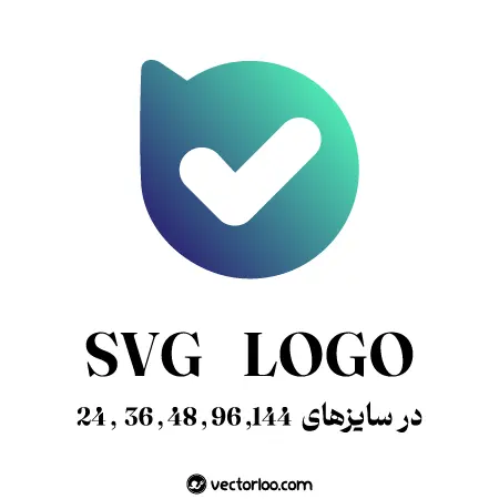 وکتور لوگو بله SVG گرادینت