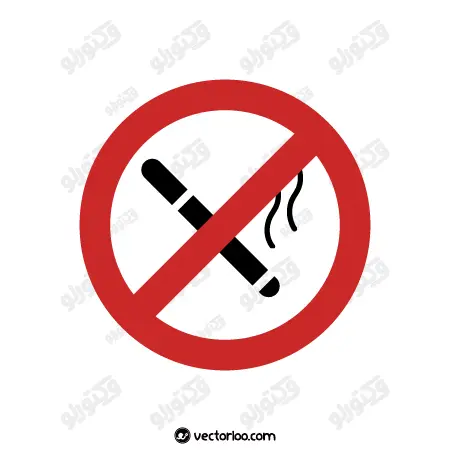 وکتور تابلو سیگار کشیدن ممنوع 1