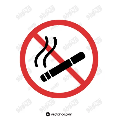 وکتور علامت سیگار کشیدن ممنوع 1